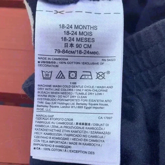 Five for 25 NWOT Gap soft shorts w large leg openings,  and decorative front tie - Picture 3 of 4